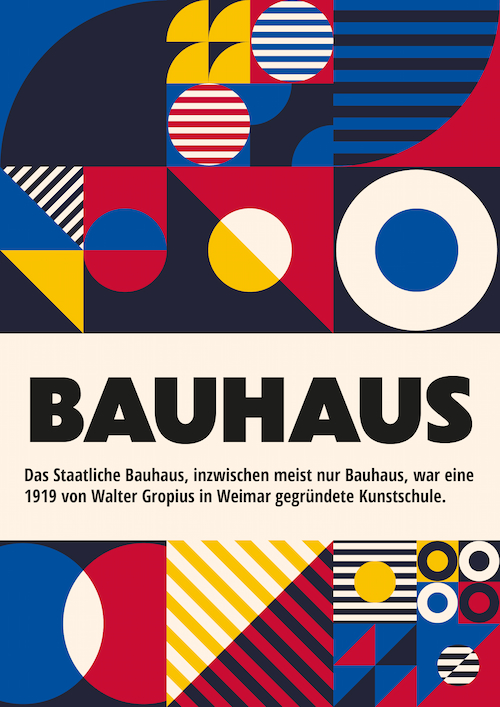 Affiche réinterprétée