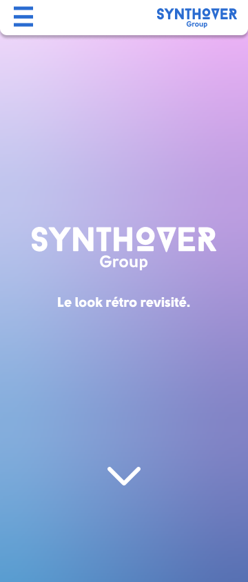 capture d'écran de la page d'accueil